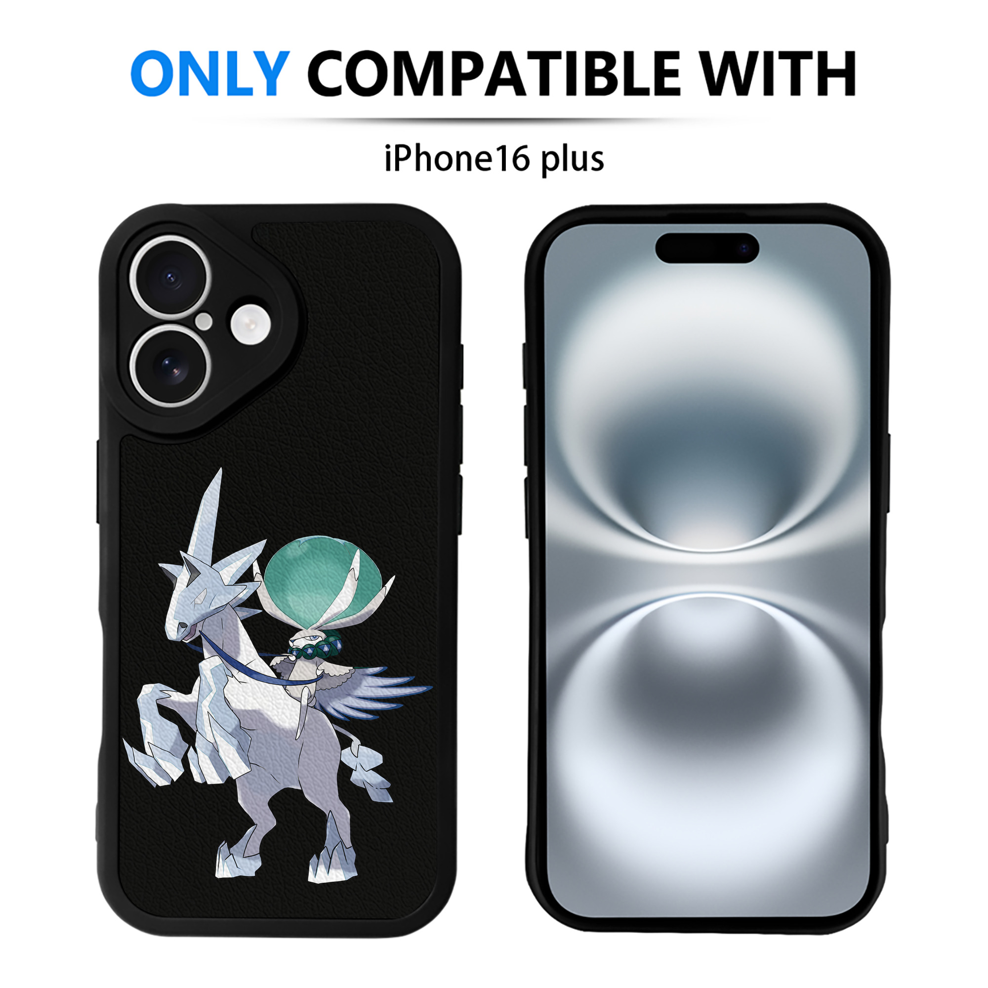 （画像用） ポケットモンスター Pokémon 【iPhone 16シリーズ対応】シリコンスマホケース（レザー調） 材質：シリコン